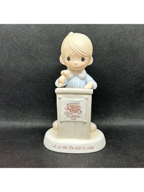 Precious Moments “Let us call the club to order" figurine